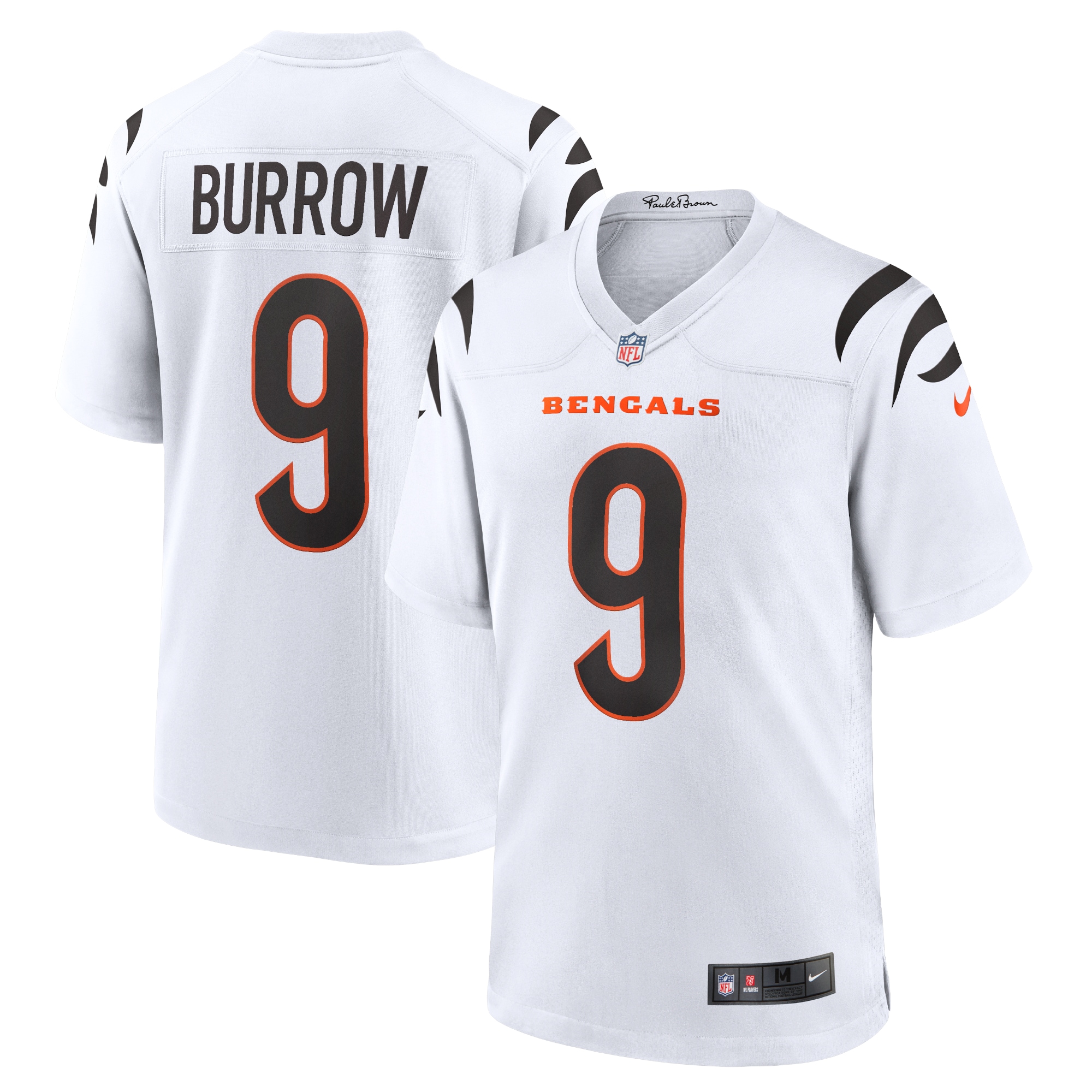 joe burrow cincinnati bengals nike game jersey white clowdercats xkdep.jpg
