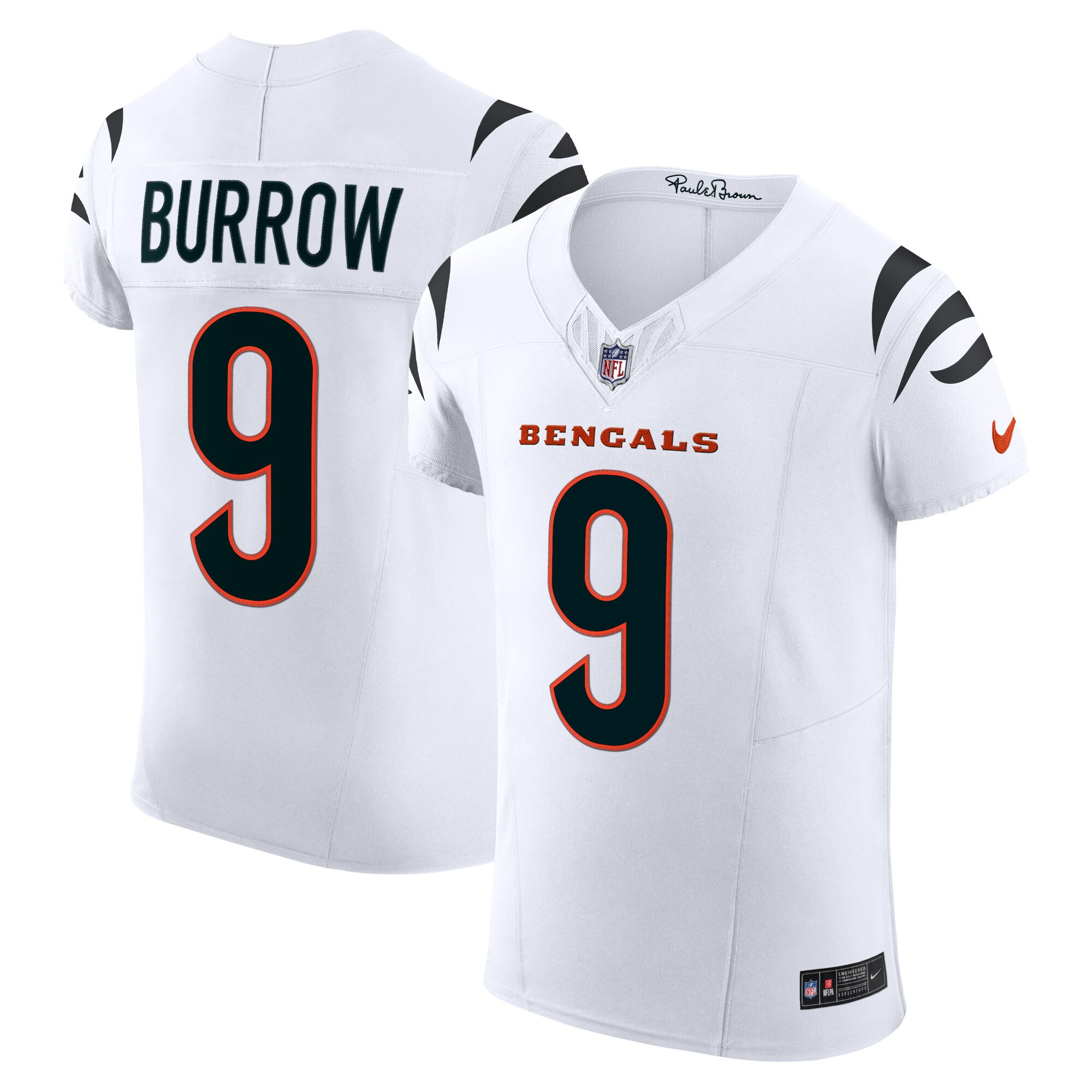 joe burrow cincinnati bengals nike vapor fuse elite jersey white clowdercats ikvo5.jpg