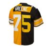 joe greene pittsburgh steelers mitchell ness 1976 split legacy replica jersey blackgold clowdercats lbk7r.jpg