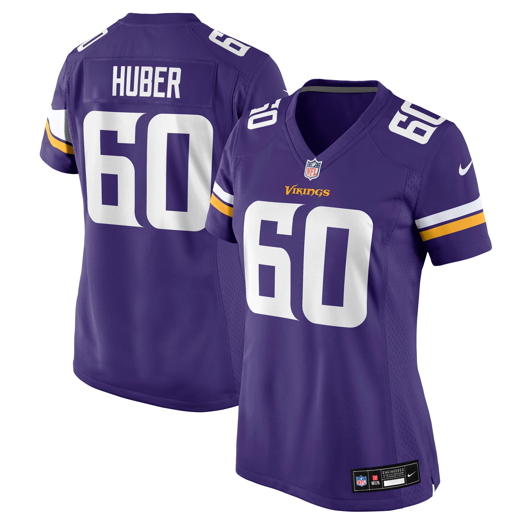 joe huber minnesota vikings nike womens team game jersey purple clowdercats jwxyr.jpg