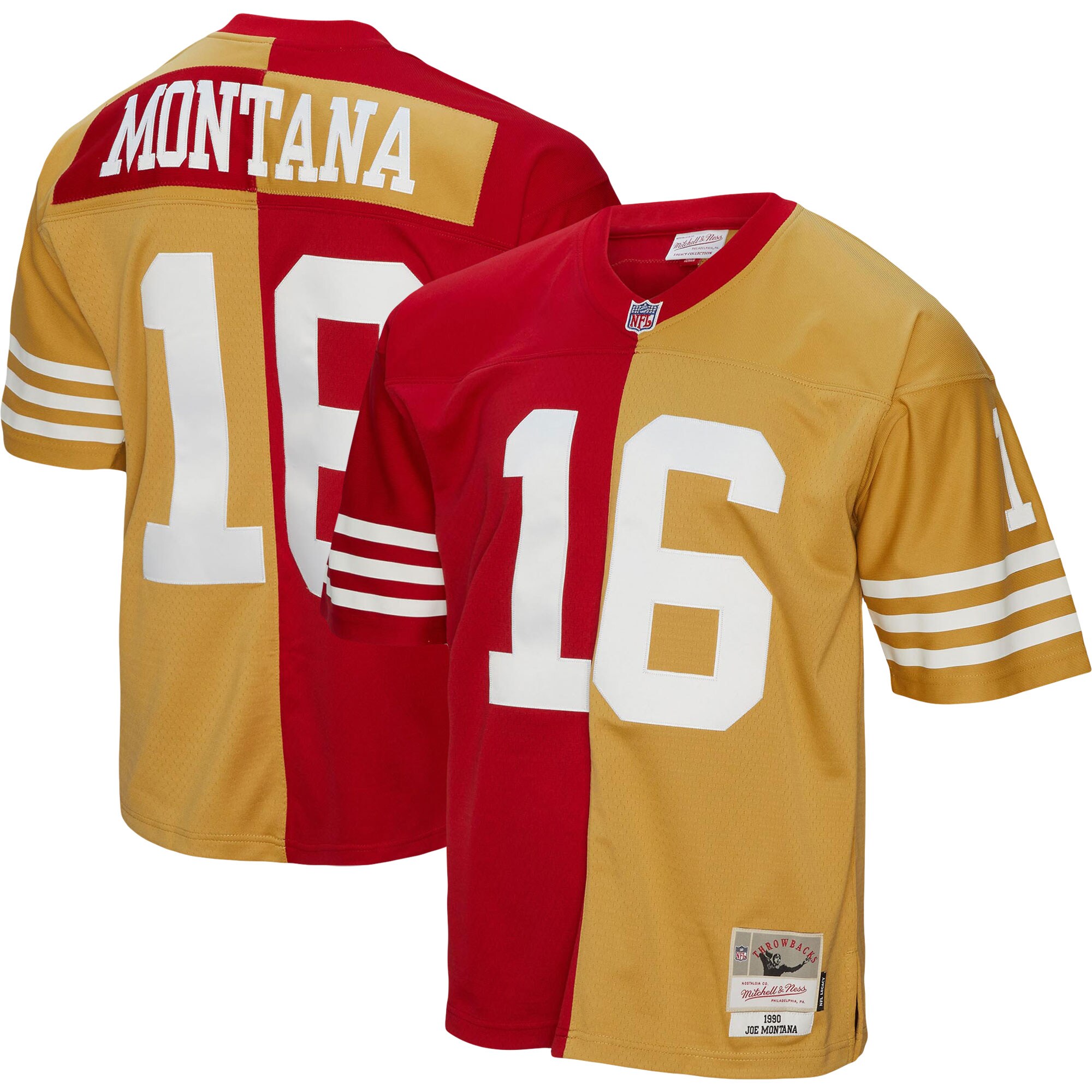 joe montana san francisco 49ers mitchell ness 1990 split legacy replica jersey scarletgold clowdercats 0zeuh.jpg