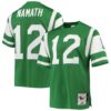 joe namath new york jets 1968 mitchell ness authentic throwback retired player jersey green clowdercats u4lvn.jpg