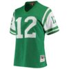 joe namath new york jets mitchell ness womens 1969 legacy replica jersey green clowdercats hjyzz.jpg