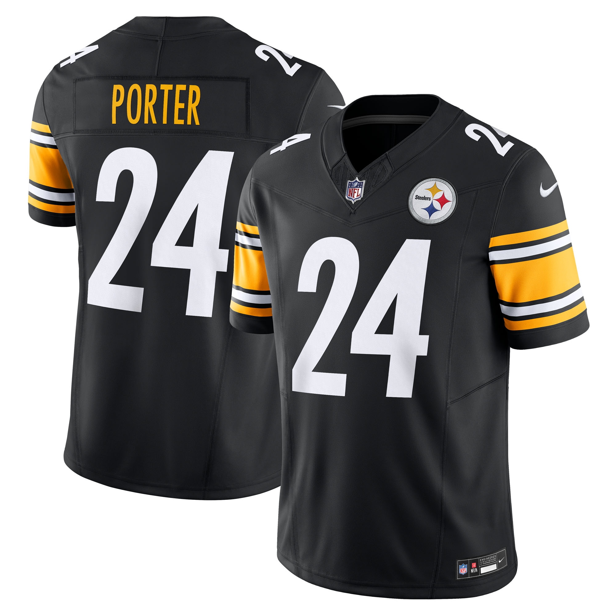 joey porter jr pittsburgh steelers nike vapor fuse limited jersey black clowdercats ro97i.jpg