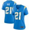 john hadl los angeles chargers nike womens game retired player jersey powder blue clowdercats keswi.jpg