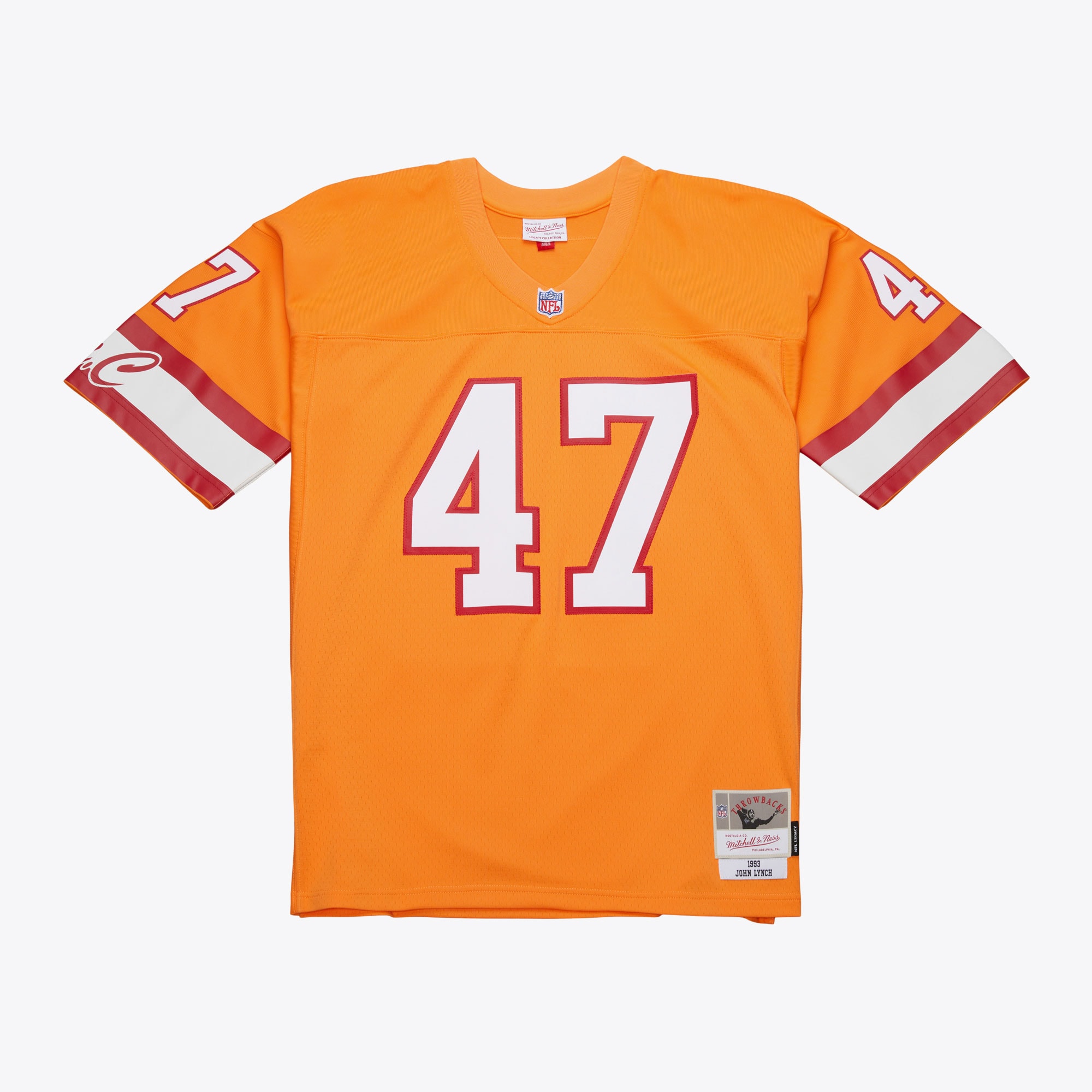 john lynch tampa bay buccaneers mitchell ness 1993 legacy replica jersey orange clowdercats u6jl1.jpg