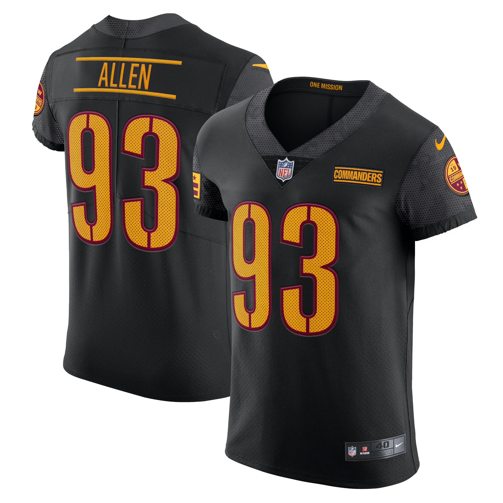 jonathan allen washington commanders nike alternate vapor elite jersey black clowdercats se7cq.jpg