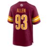 jonathan allen washington commanders nike game jersey burgundy clowdercats 14fcz.jpg