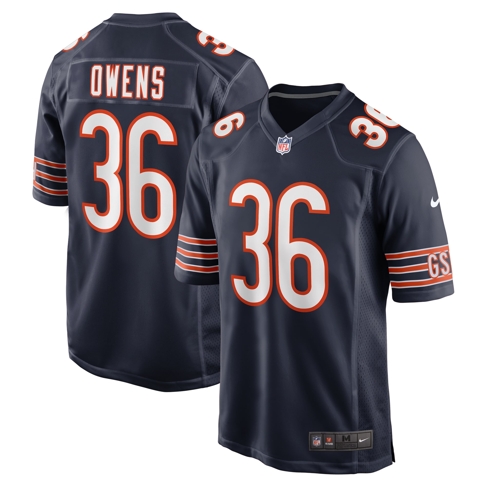 jonathan owens chicago bears nike game jersey navy clowdercats afhyl.jpg