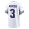 jordan addison minnesota vikings nike alternate game player jersey white clowdercats 5jht1.jpg