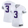 jordan addison minnesota vikings nike womens alternate legend player performance top white clowdercats eflq3.jpg