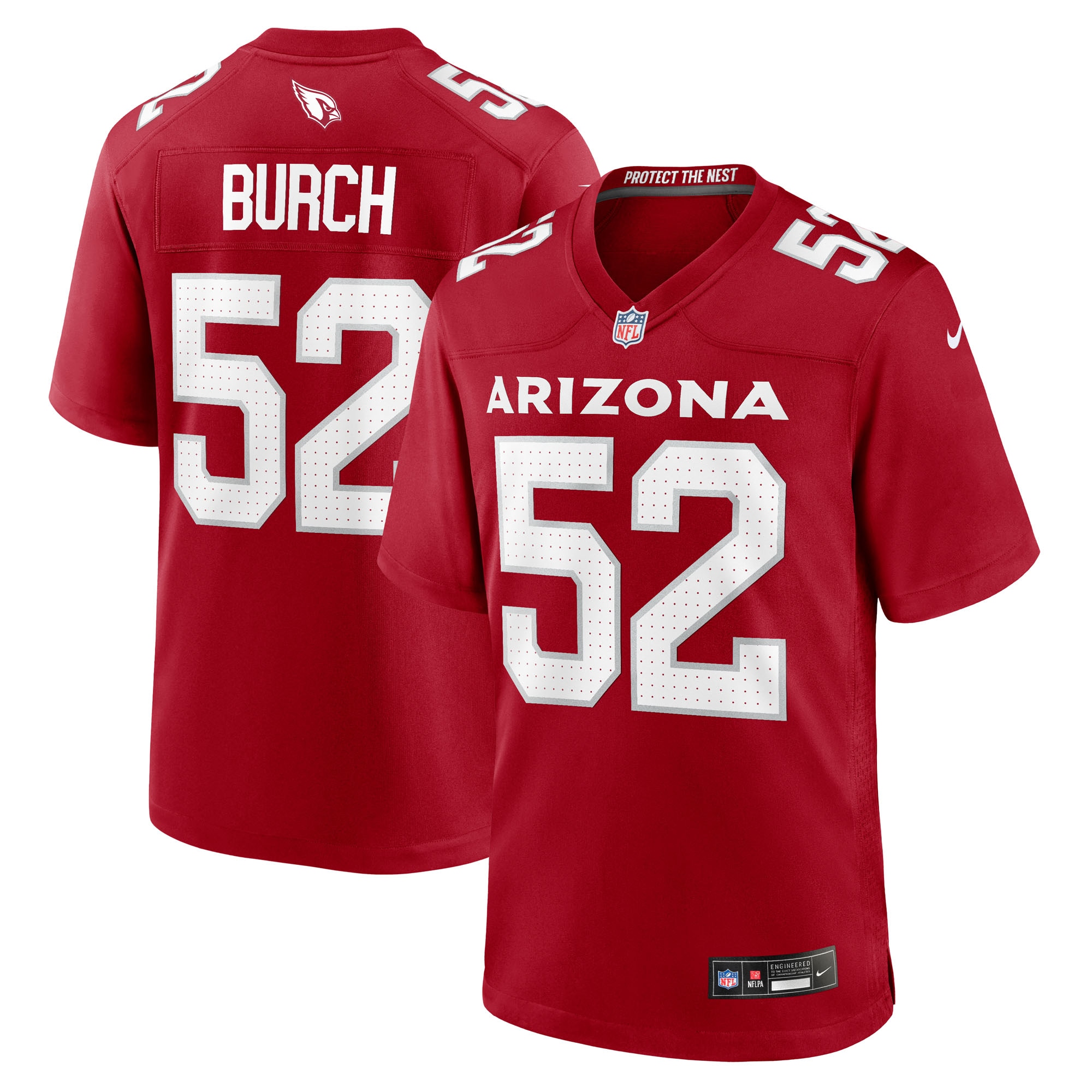 jordan burch arizona cardinals nike team game jersey cardinal clowdercats r5vgl.jpg