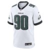 jordan davis philadelphia eagles nike white game jersey white clowdercats o4esg.jpg