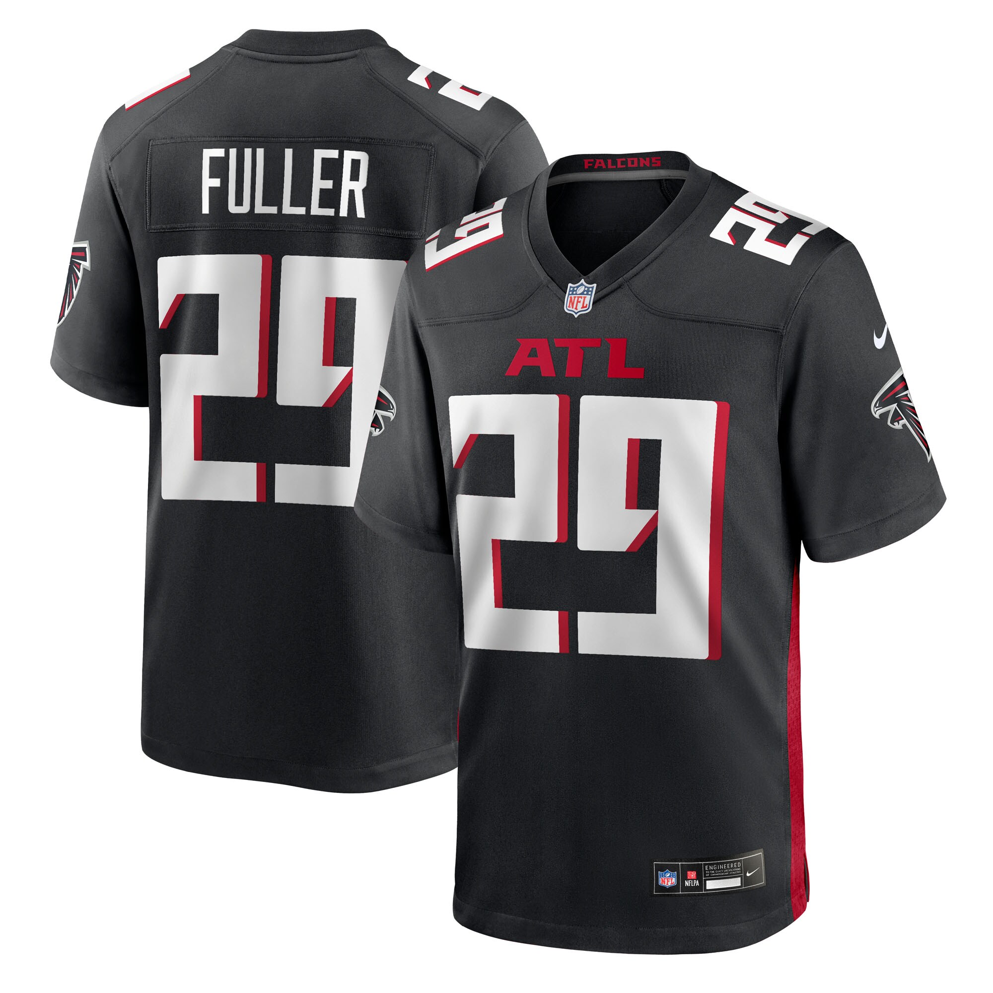 jordan fuller atlanta falcons nike team game jersey black clowdercats exjqw.jpg