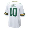 jordan love green bay packers nike game jersey white clowdercats e34l2.jpg