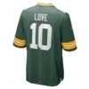 jordan love green bay packers nike player game jersey green clowdercats ckulu.jpg