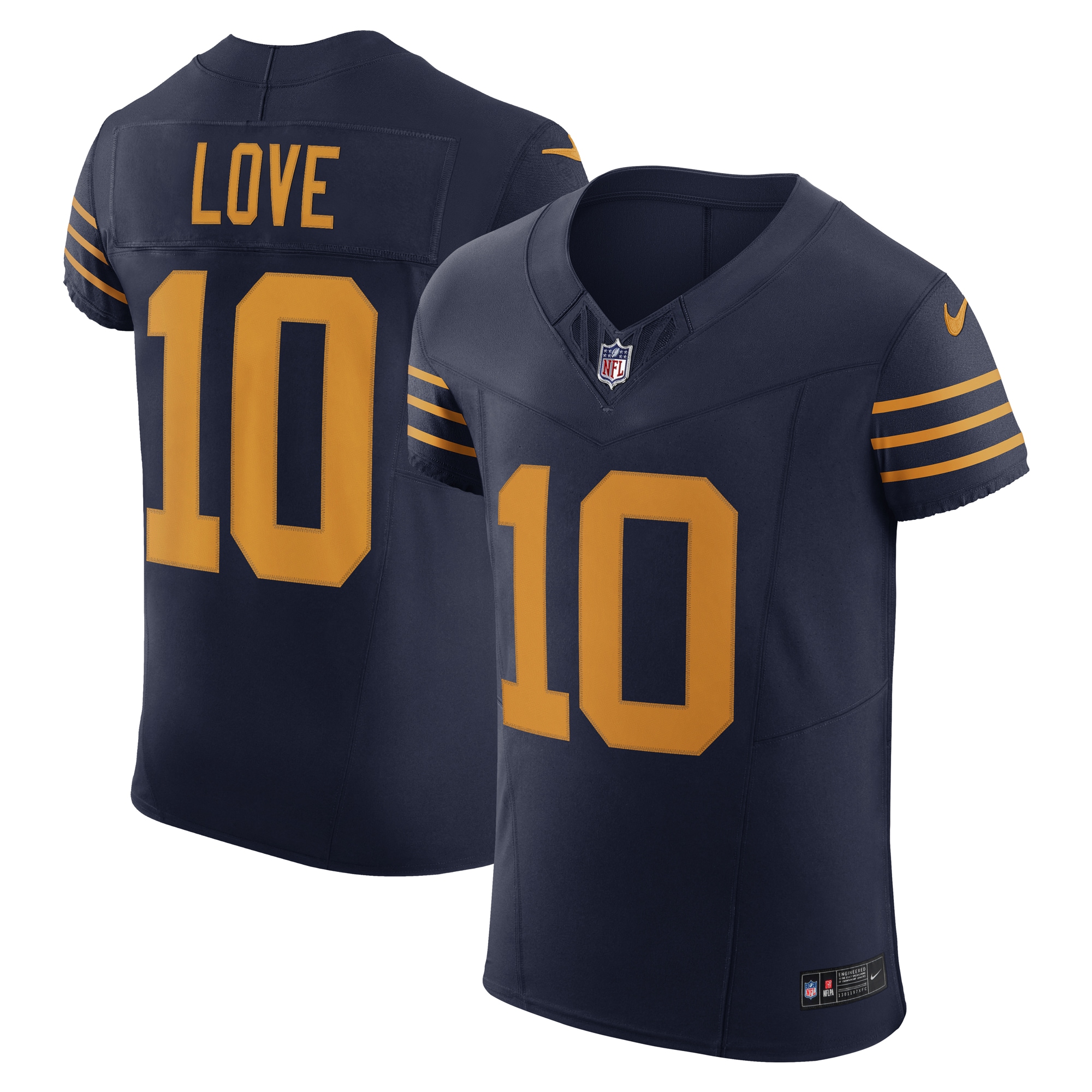 jordan love green bay packers nike the 1923 classic vapor fuse elite jersey navy clowdercats xysy3.jpg