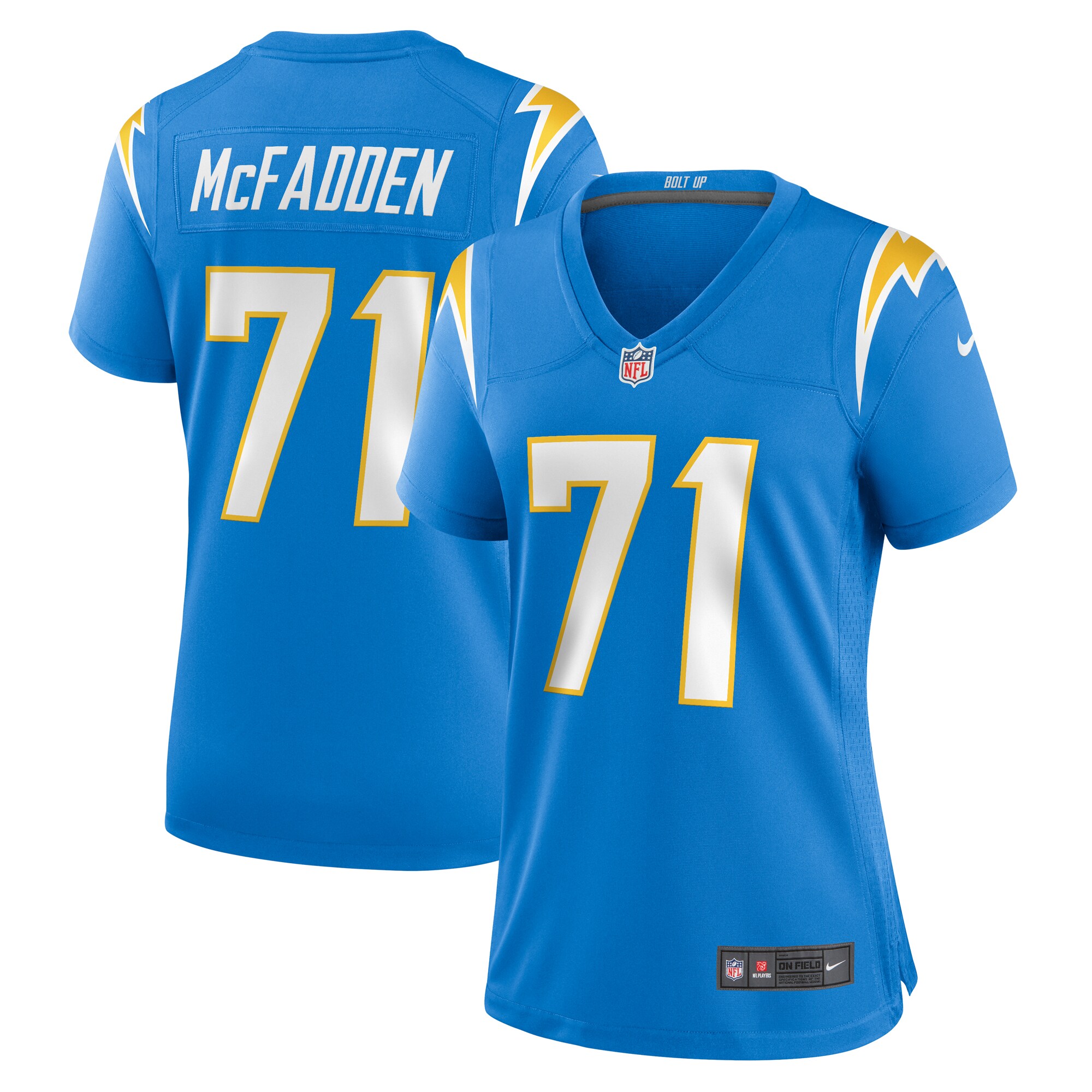 jordan mcfadden los angeles chargers nike womens team game jersey powder blue clowdercats 11ay7.jpg