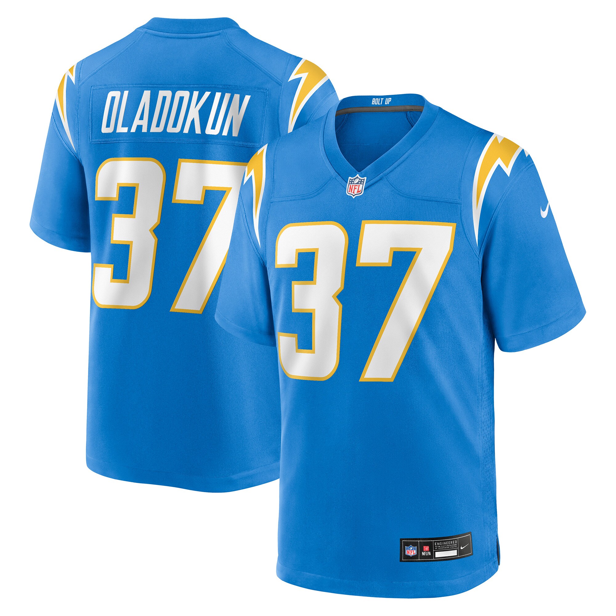 jordan oladokun los angeles chargers nike team game jersey powder blue clowdercats 5yom9.jpg