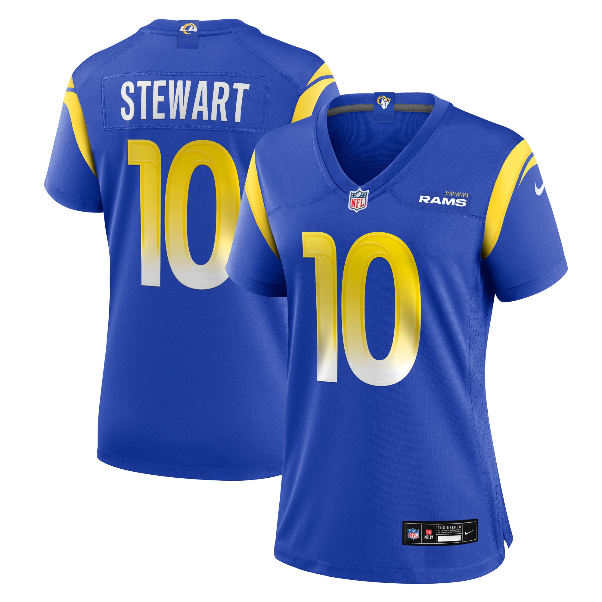 josaiah stewart los angeles rams nike womens team game jersey royal clowdercats igulf.jpg