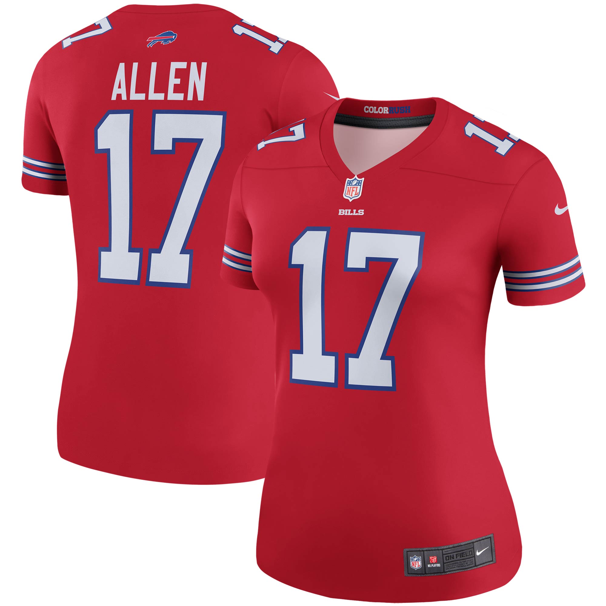 josh allen buffalo bills nike womens alternate legend player performance top red clowdercats wiujq.jpg