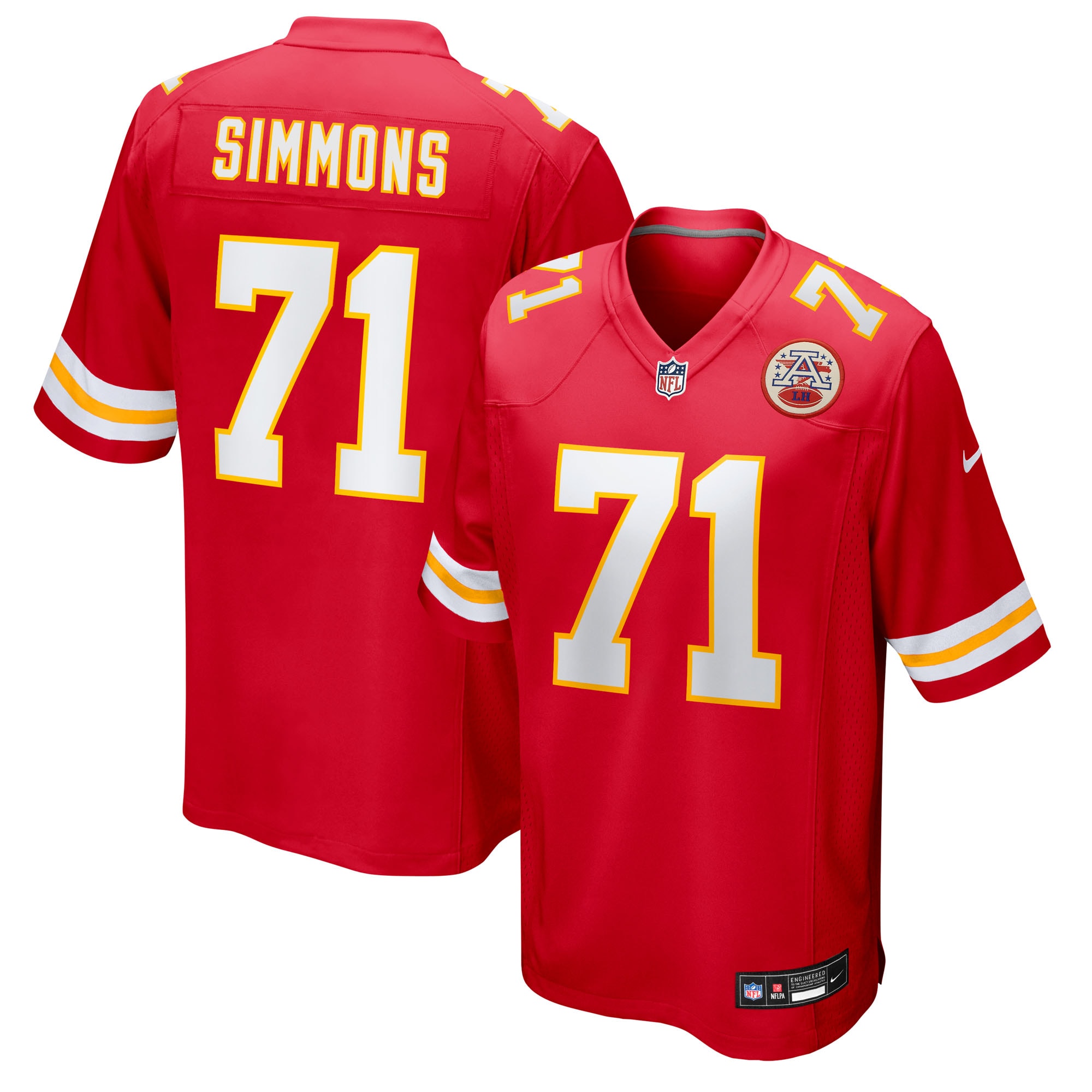 josh simmons kansas city chiefs nike team game jersey red clowdercats xvbrp.jpg