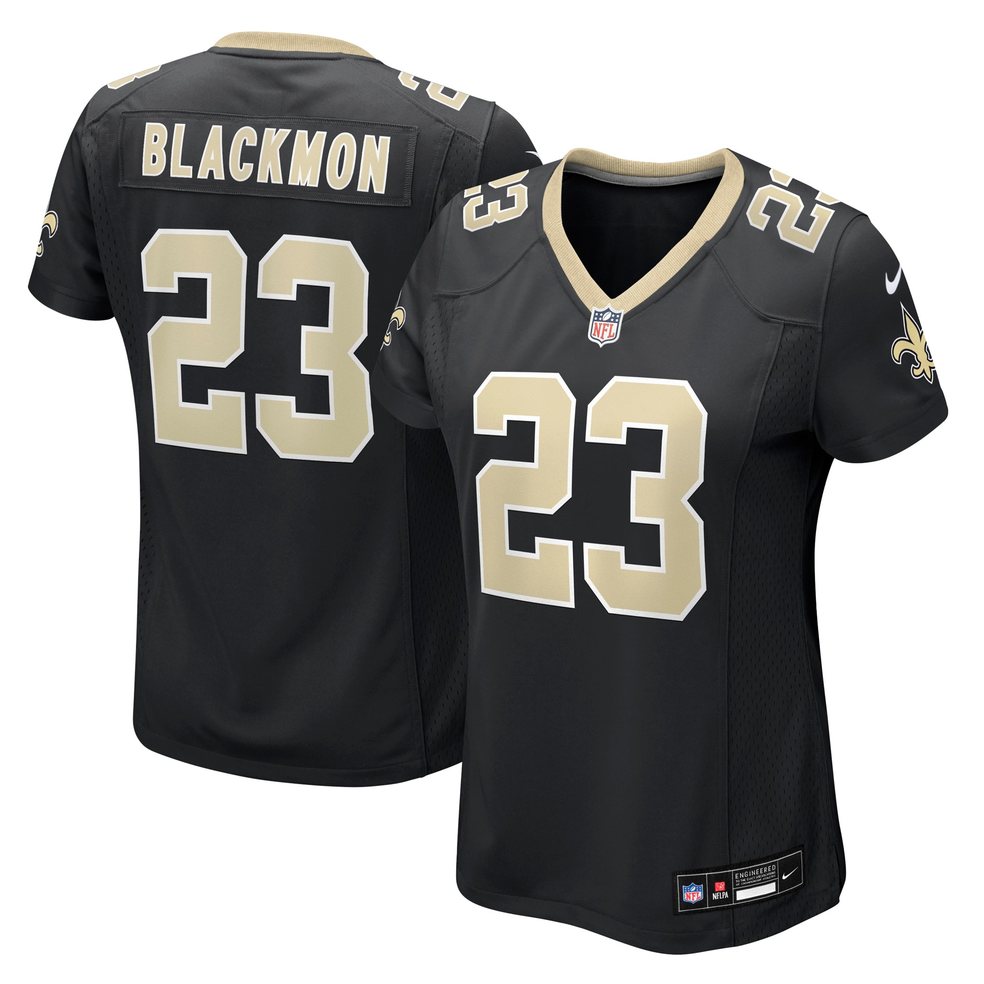 julian blackmon new orleans saints nike womens team game jersey black clowdercats tgf33.jpg