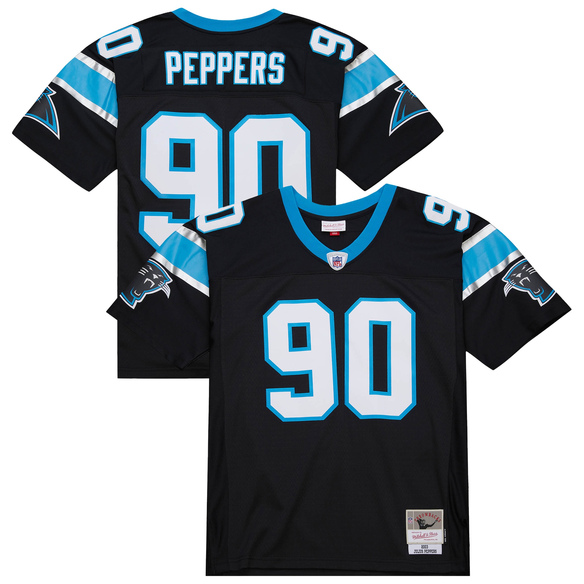 julius peppers carolina panthers mitchell ness big tall 2003 alternate legacy retired player jersey black clowdercats uqtax.jpg