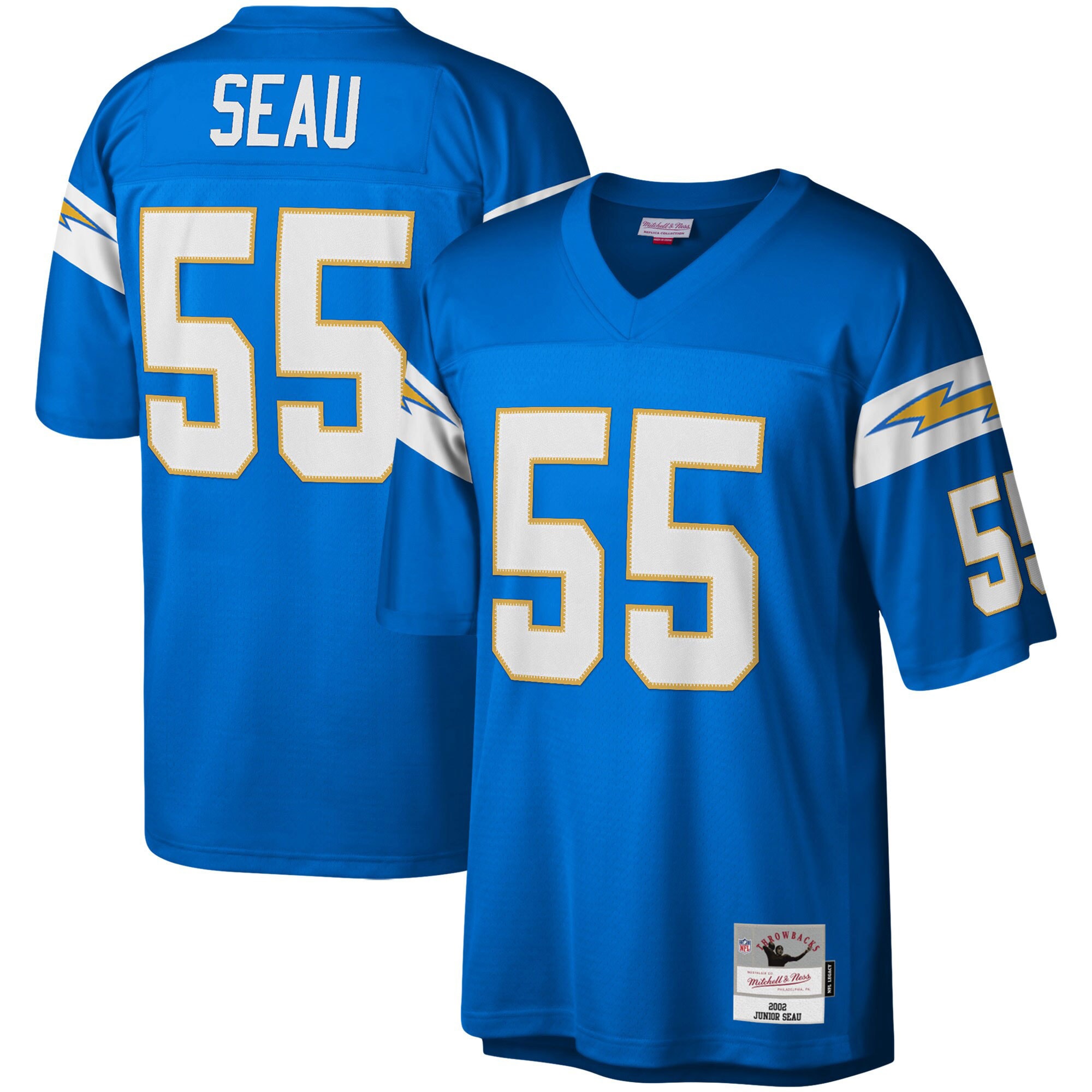 junior seau los angeles chargers mitchell ness big tall 2002 retired player replica jersey powder blue clowdercats iyscc.jpg