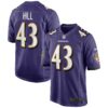 justice hill baltimore ravens nike game jersey purple clowdercats jgi0e.jpg
