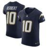 justin herbert los angeles chargers nike alternate super chargers vapor fuse elite jersey navy clowdercats a6dyb.jpg