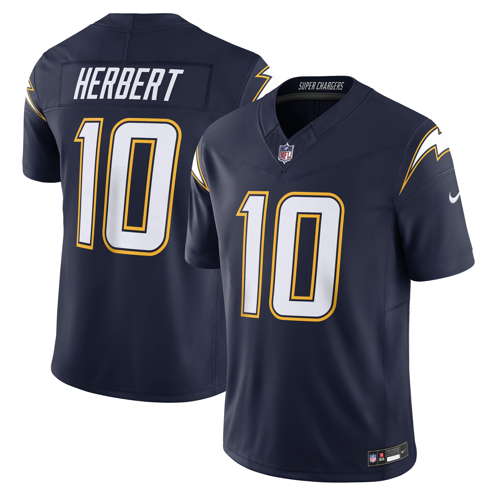 justin herbert los angeles chargers nike alternate super chargers vapor fuse limited jersey navy clowdercats rkbdg.jpg