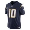 justin herbert los angeles chargers nike alternate super chargers vapor fuse limited jersey navy clowdercats vegg7.jpg