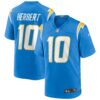 justin herbert los angeles chargers nike player game jersey powder blue clowdercats z49qj.jpg