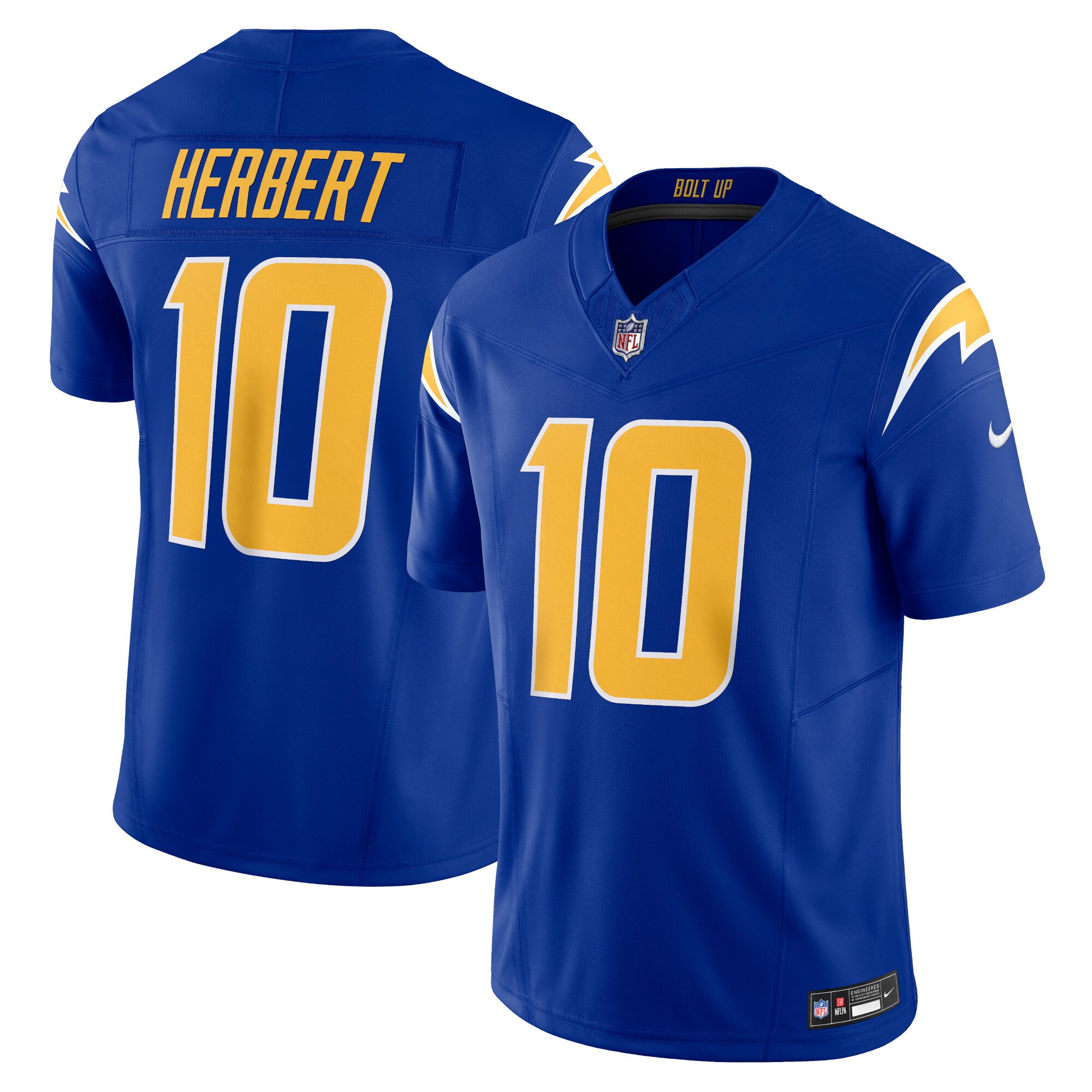 justin herbert los angeles chargers nike vapor fuse limited jersey royal clowdercats lycus.jpg