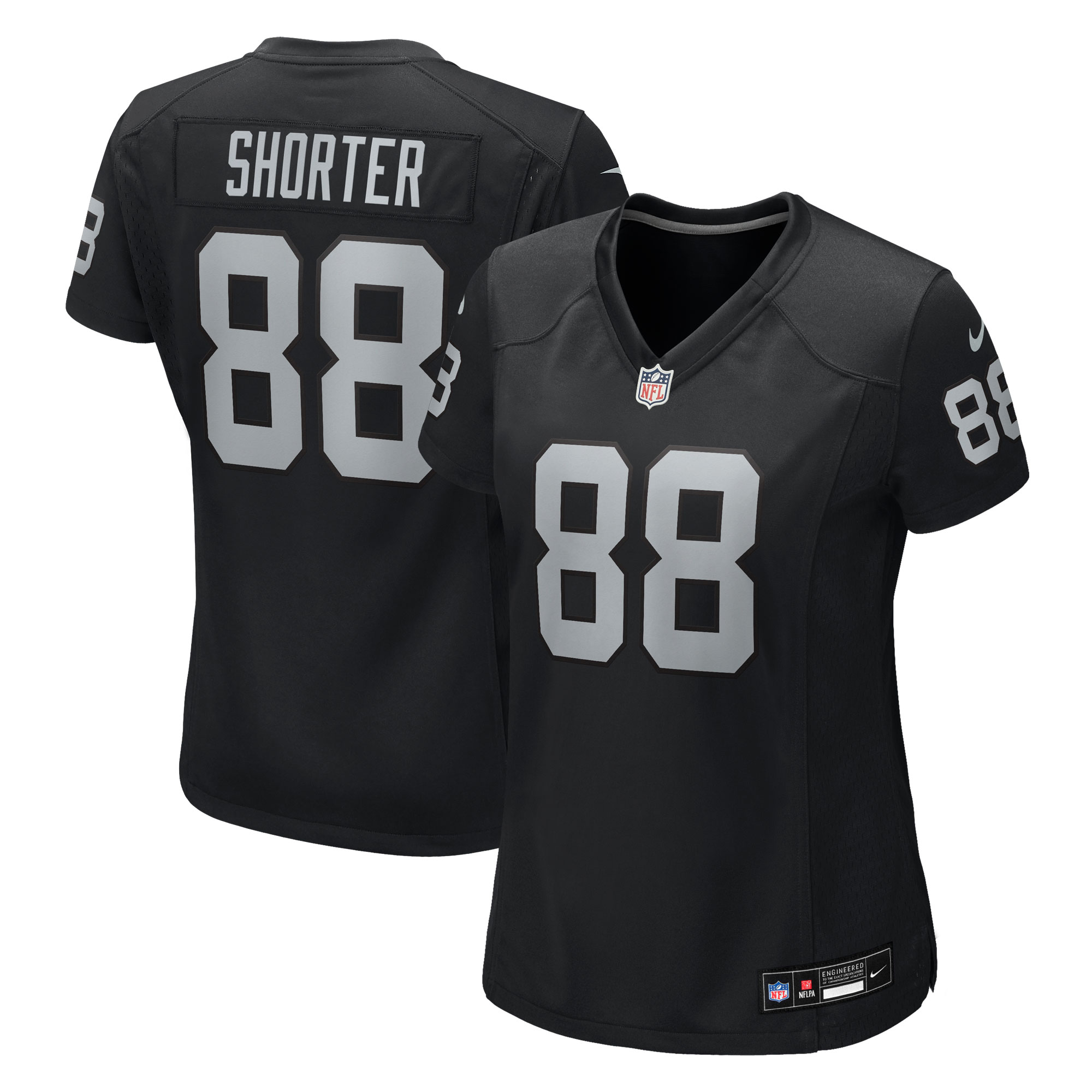 justin shorter las vegas raiders nike womens team game jersey black clowdercats txjlf.jpg