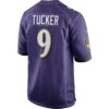 justin tucker baltimore ravens nike game jersey purple clowdercats ohfzv.jpg