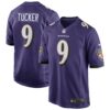 justin tucker baltimore ravens nike game jersey purple clowdercats uusqm.jpg