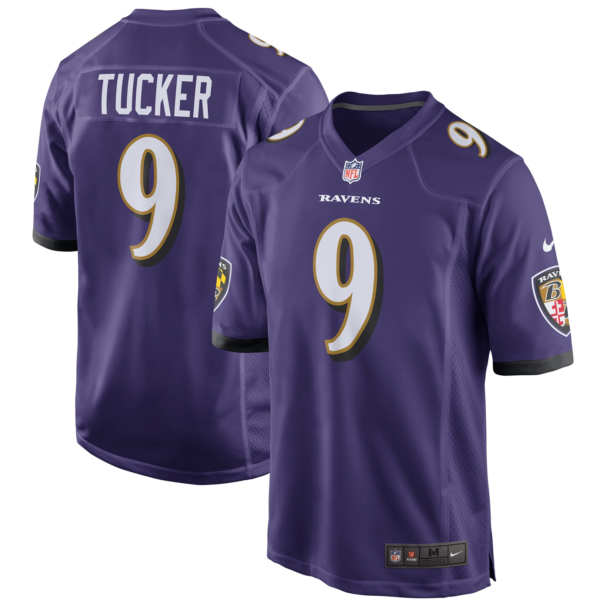 justin tucker baltimore ravens nike game jersey purple clowdercats uusqm.jpg