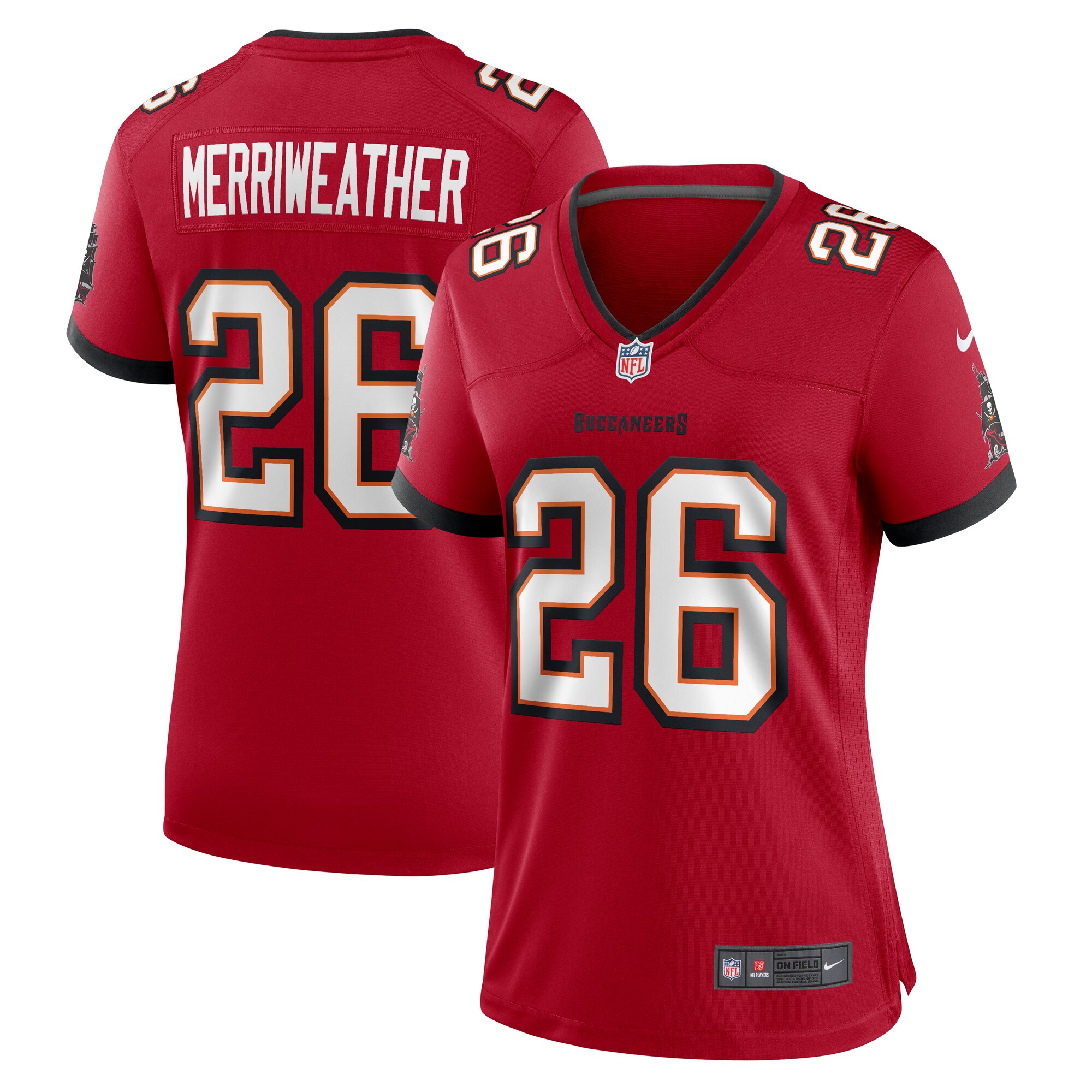 kaevon merriweather tampa bay buccaneers nike womens game jersey red clowdercats l4any.jpg