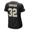 kai kroeger new orleans saints nike womens team game jersey black clowdercats bw8u5.jpg