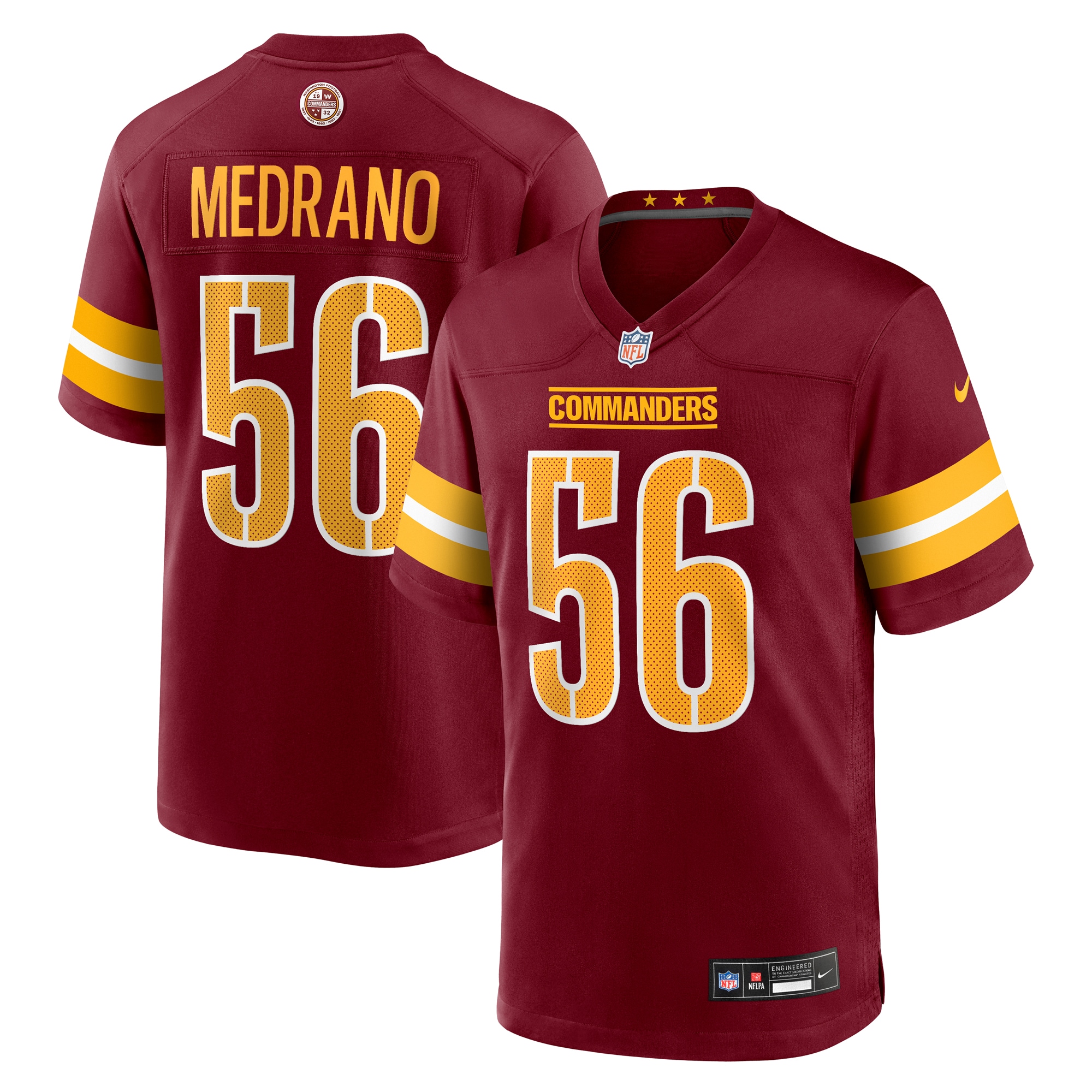 kain medrano washington commanders nike team game jersey burgundy clowdercats 4qfcm.jpg