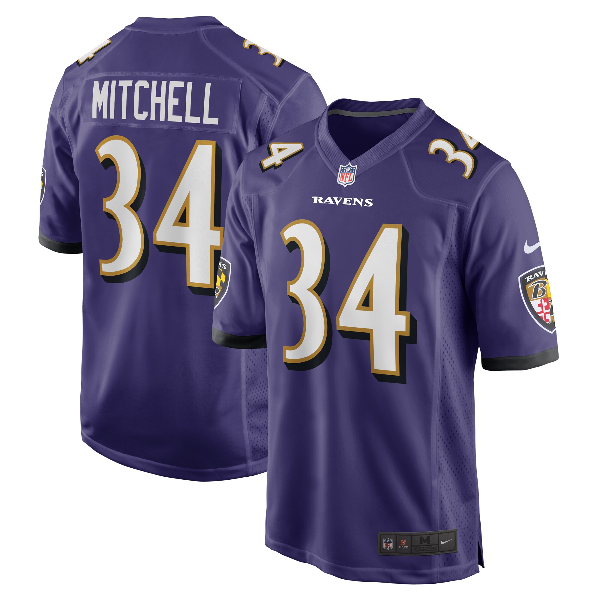 keaton mitchell baltimore ravens nike game jersey purple clowdercats y9thz.jpg
