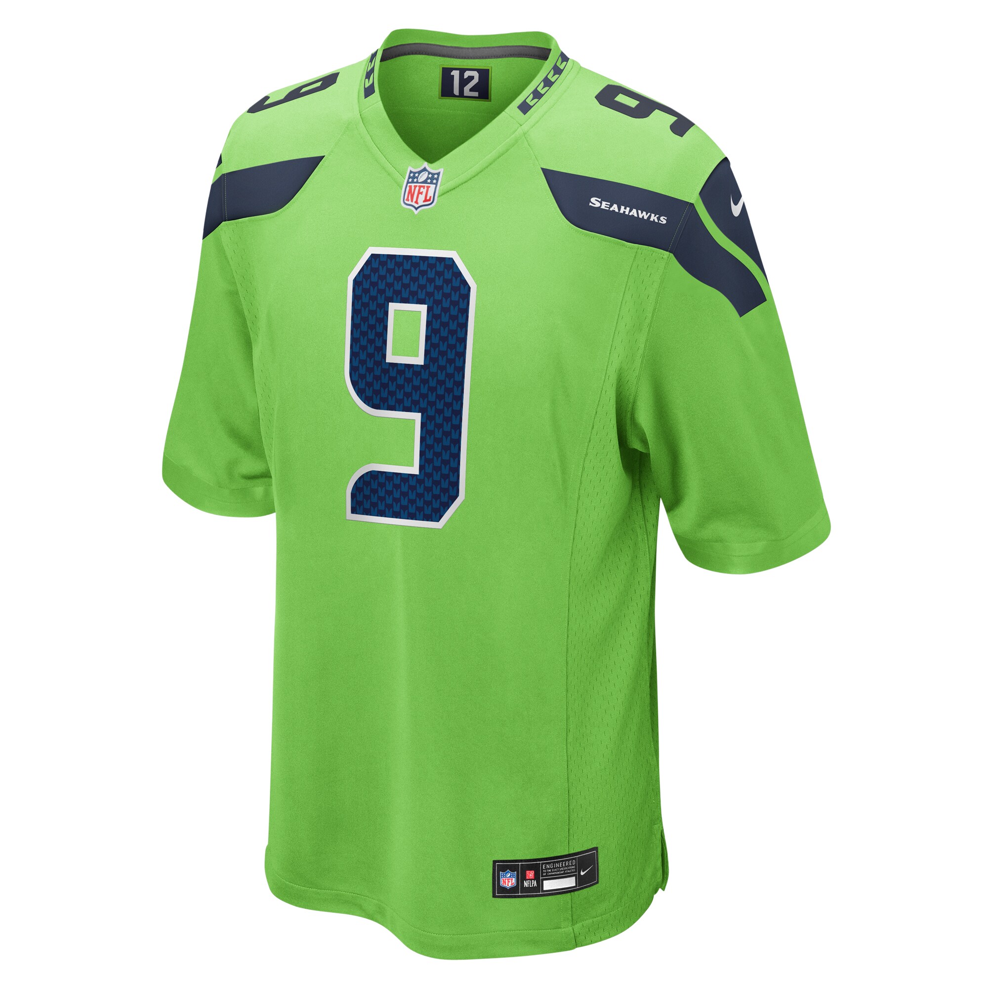 kenneth walker iii seattle seahawks nike game jersey neon green clowdercats dk96h.jpg