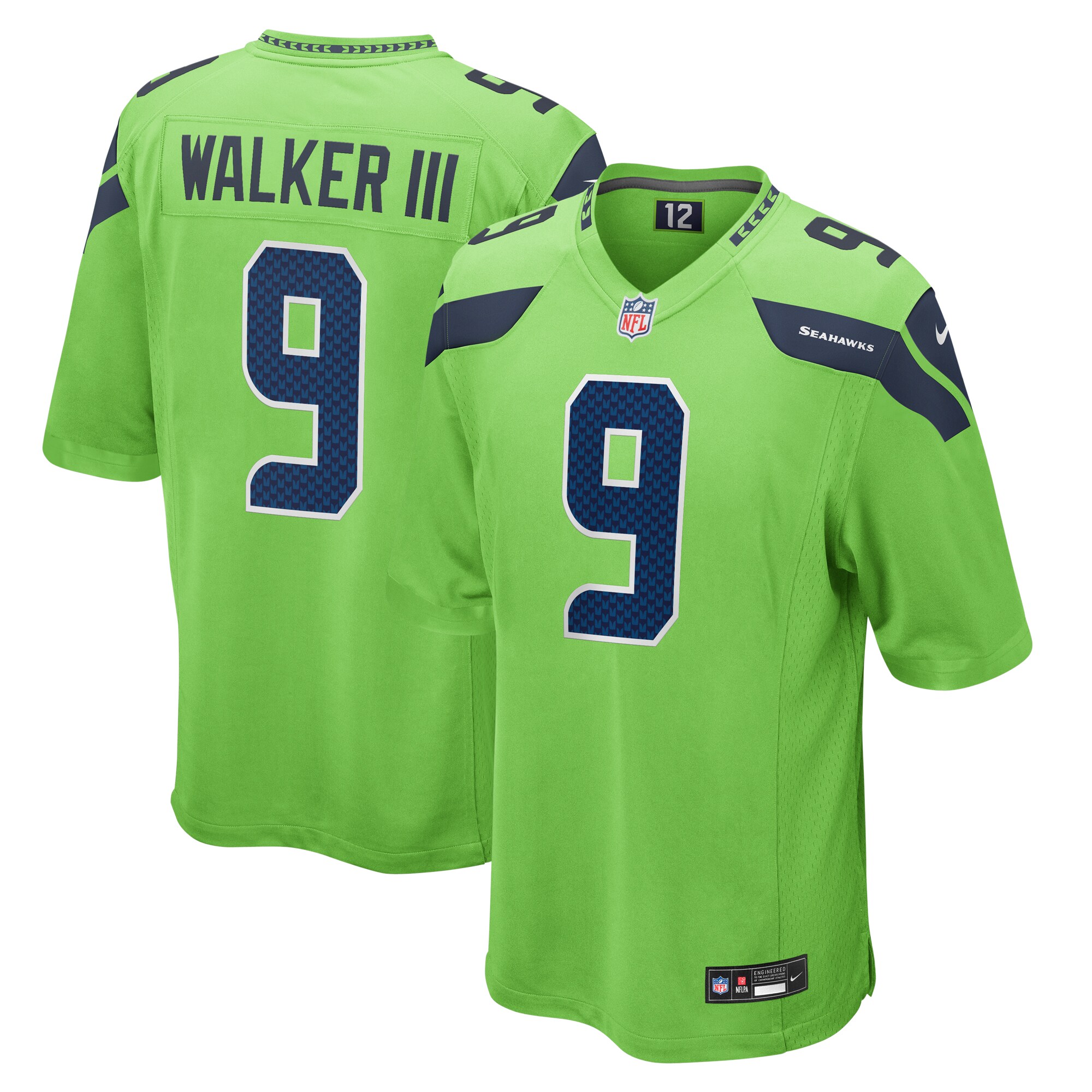 kenneth walker iii seattle seahawks nike game jersey neon green clowdercats uyf2j.jpg
