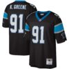 kevin greene carolina panthers mitchell ness legacy replica jersey black clowdercats b31lv.jpg