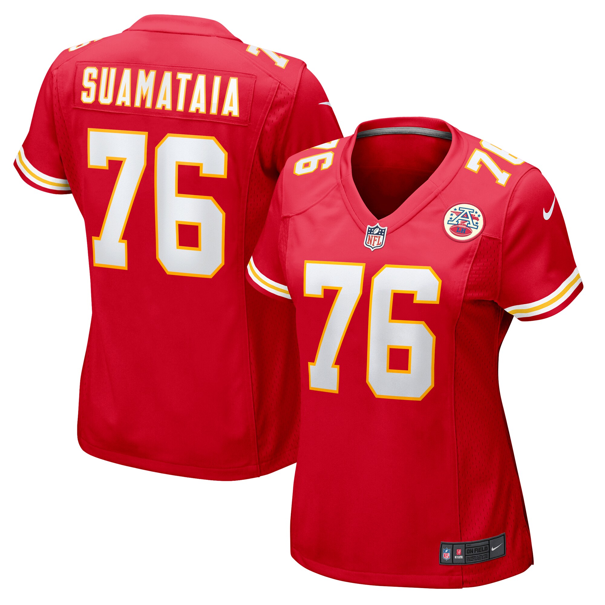 kingsley suamataia kansas city chiefs nike womens game jersey red clowdercats njrrk.jpg