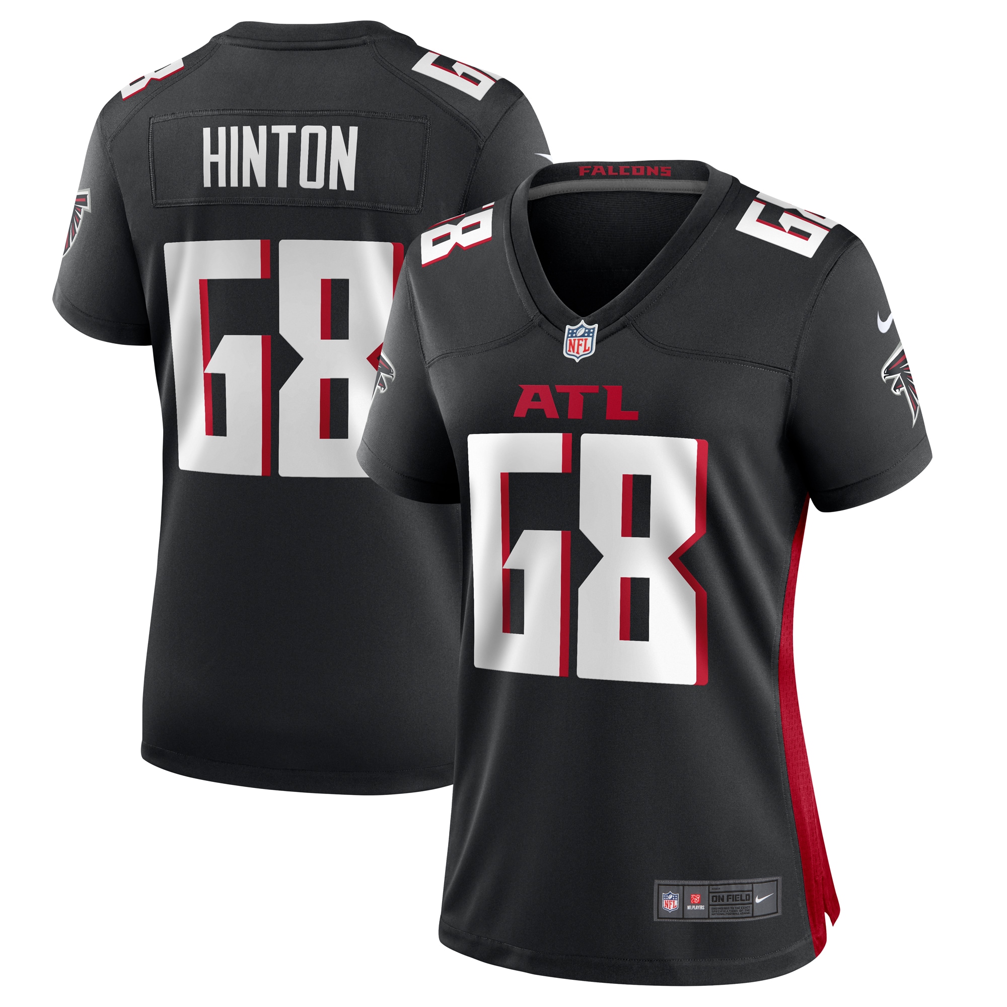 kyle hinton atlanta falcons nike womens team game jersey black clowdercats rkh8b.jpg