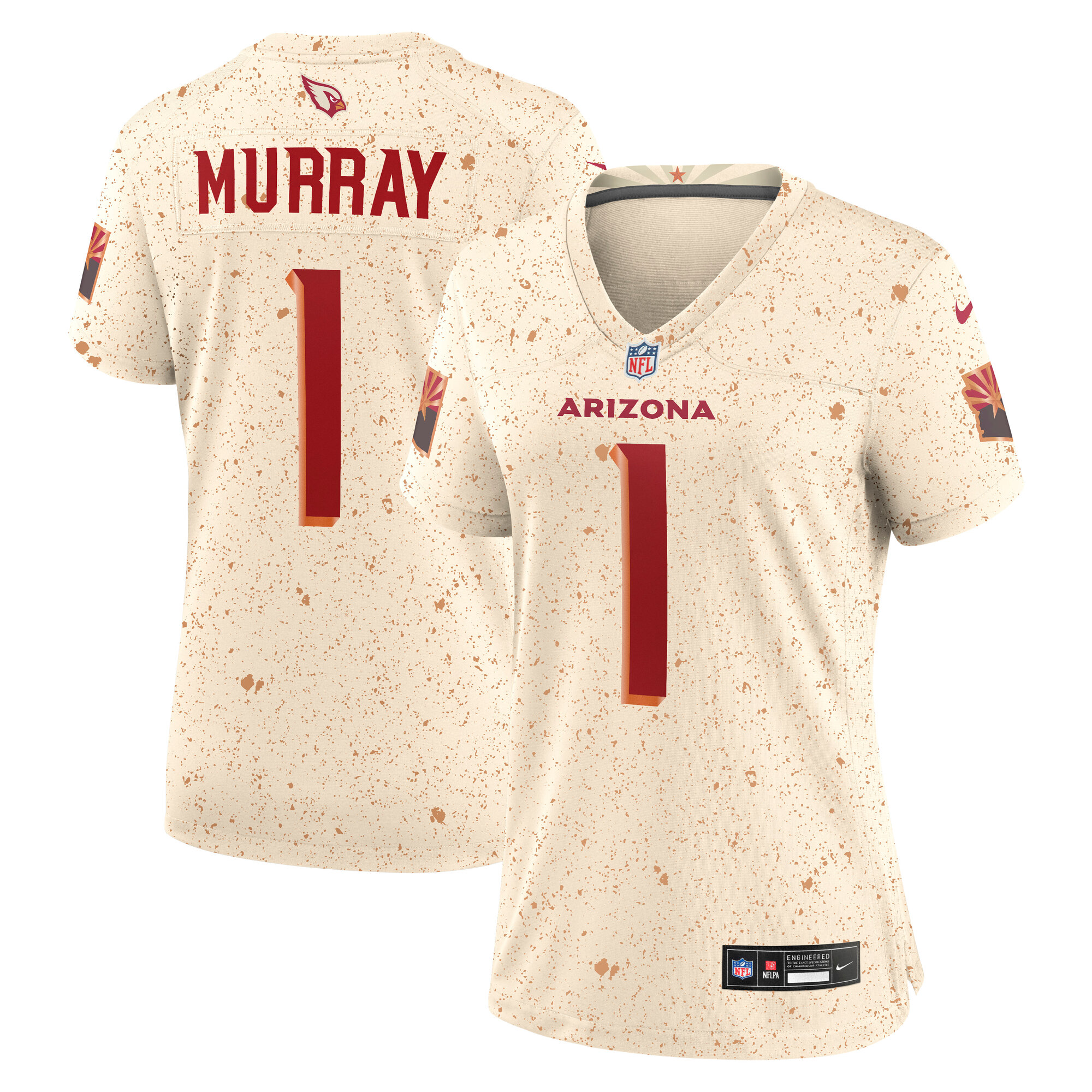 kyler murray arizona cardinals nike womens 2025 rivalries collection game jersey natural clowdercats vdimw.jpg