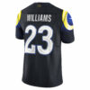 kyren williams los angeles rams nike 2025 rivalries collection limited jersey midnight blue clowdercats cj1du.jpg